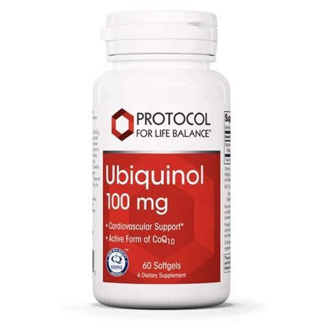 Protocol For Life Balance Ubiquinol 100 Mg Cardiovascular Support