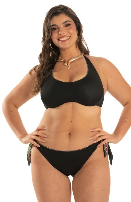 Safari Curvy Bikini Balconette Con Aros Resbal N Escamas Cobertura
