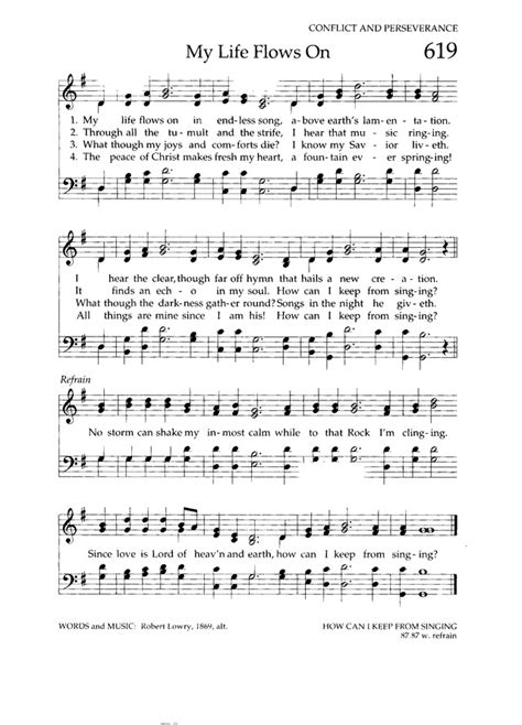 Chalice Hymnal My Life Flows On In Endless Song Hymnary Org