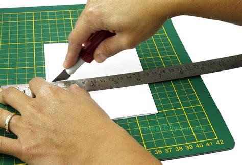 11.75 x 17.625-Inch Green Cutting Mat with Measurements - Cutting Tools - Forest City Surplus ...