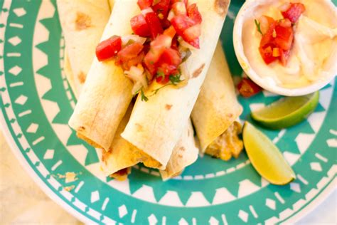 Turn Your Leftover Chicken Into These Easy Baked Chicken Taquitos