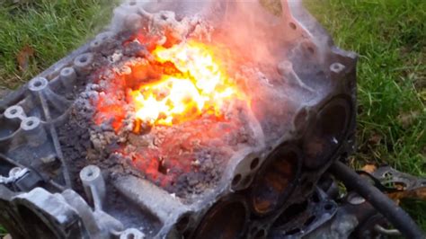 Watch What Happens When Molten Thermite At 3632 °f Meets Wa