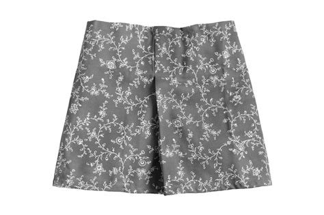 Premium Photo Mini Skirt Isolated