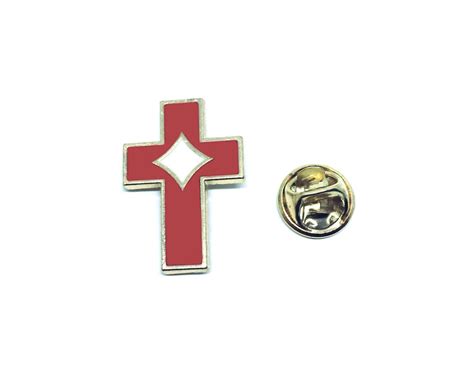 Red Cross Lapel Pin Finox