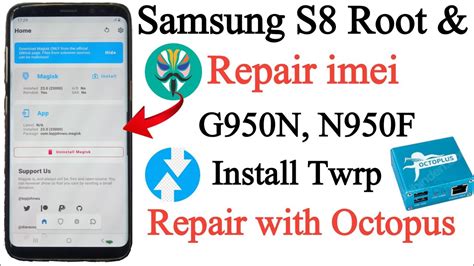 Samsung S8 G950N N950F Root And Imei Repair Octopus G950N N950F