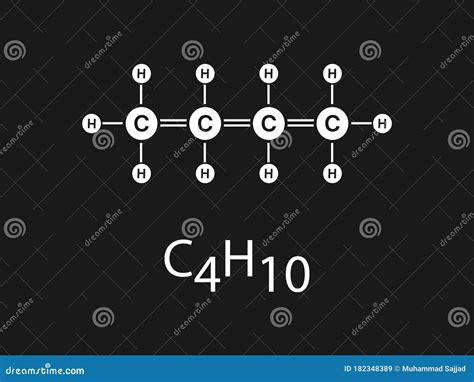 Formule Mol Culaire C H De Compos Chimique De Vecteur Butane