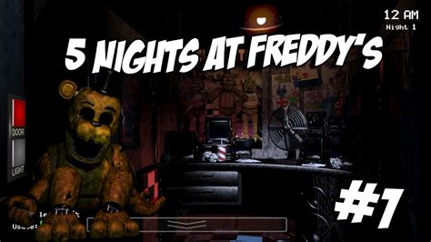 Five Nights At Freddy S Part 1 Night 1 Youtube