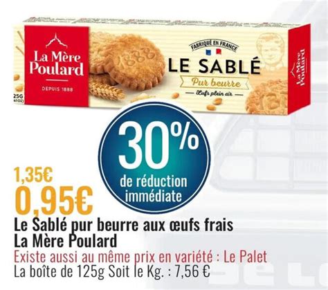 Promo Le Sabl Pur Beurre Aux Ufs Frais La M Re Poulard Chez E Leclerc