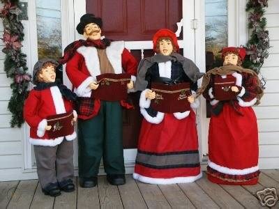 Life Size Christmas Carolers Figurines | Psoriasisguru.com