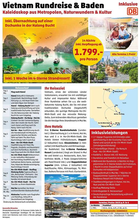 Vietnam Rundreise Baden Angebot Bei Penny Reisen 1Prospekte De