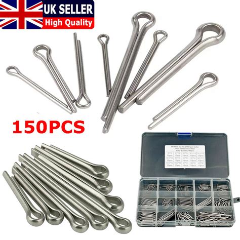 Pcs Stainless Steel Assorted Split Pin Cotter Pins Popular Sizes