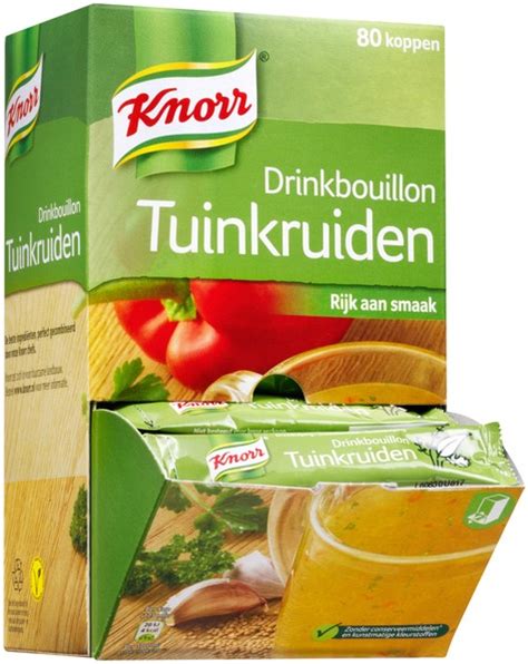 Knorr Drinkbouillon Tuinkruiden Ds Zakjes Dekas