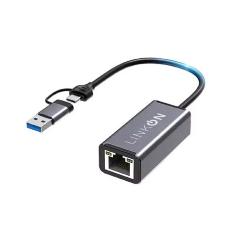 Adaptador 2en1 Usb A Y C A Rj45 Lan Ethernet 101001000mbps Generico