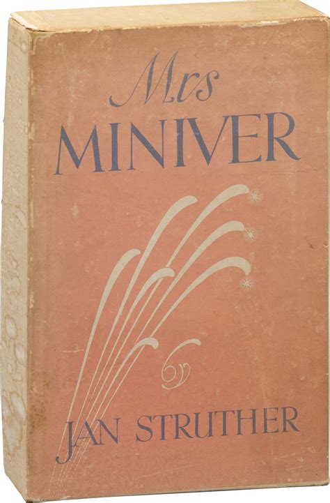 Mrs Miniver First Edition In The Original Box By Jan Struther