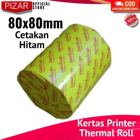 Jual Kertas Kasir Struk Paper Roll Termal 80x80mm Thermal POS Printer