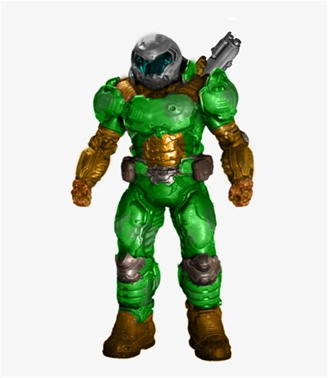 Classic In Guy S Doomguy Suit Transparent Png 894x894 Free