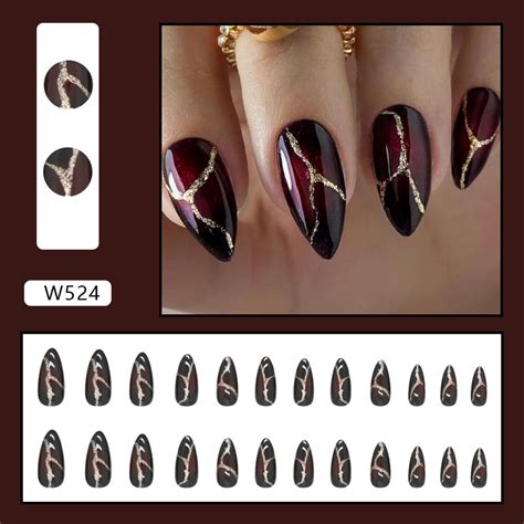 Jual Pcs Kuku Palsu Pendek Dan Panjang Tahan Air Fake Nails Art