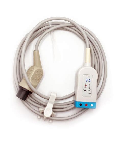 Philips Compatible Ecg Trunk Cable 3 Lead 6 Pin Aha Probo Medical