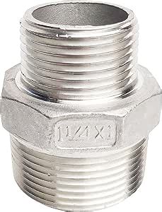 X Male Hex Nipple Threaded Reducer Connector Pipe Fitting