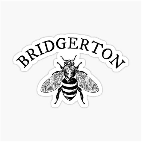 Bridgerton Bee Sticker By Stylesnspire Redbubble