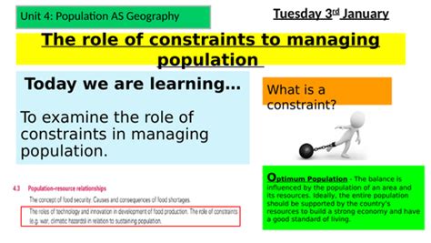 AS Human Geography - Population | Teaching Resources