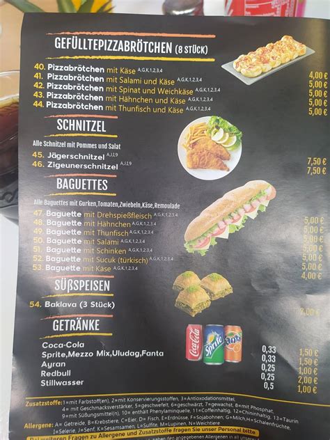 Speisekarte von Elite Döner Aachen