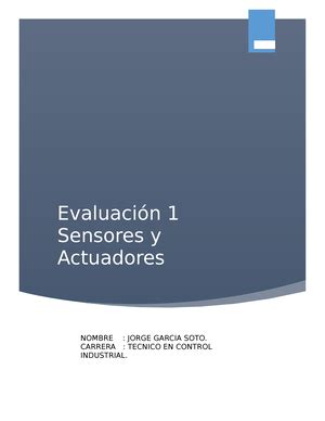 EVA 3 6A Sensores Y Actuadores POOL C EVALUACIÓN 3 SENSORES Y