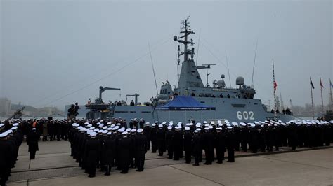 Podniesienie Bandery Na Niszczycielu Min Orp Albatros Pgz Stocznia