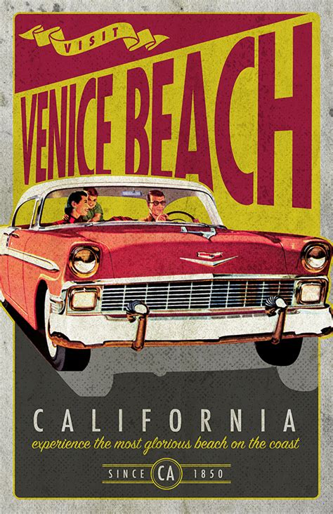 Art Deco Car Poster