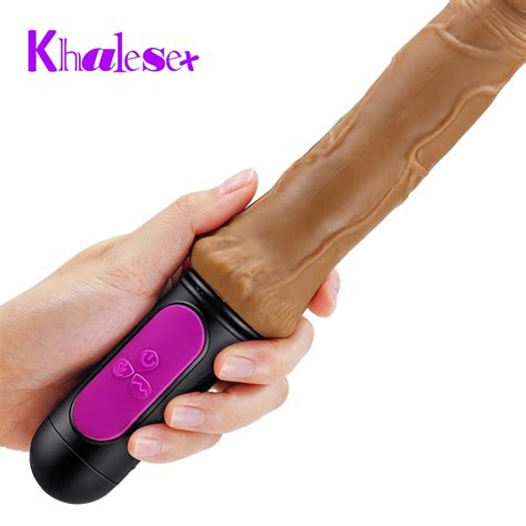 Vibrador Realista Do Vibrador Do Aquecimento Para A Mulher 10