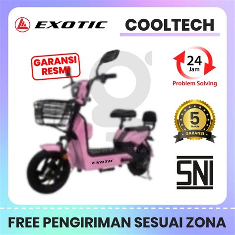 Jual Sepeda Listrik EXOTIC GROZA REVOLVE COOLTECH Dari PACIFIC Original