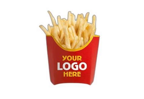 Custom Printed French Fries Box Gm Weight Holding Capacity Kg