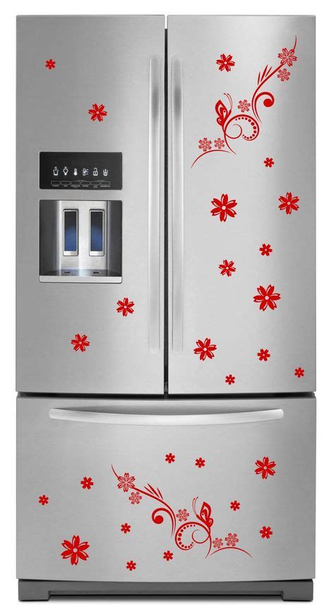 Refrigerator Design Decal 4 Custom Wall Decal Vinyl Sticker Design