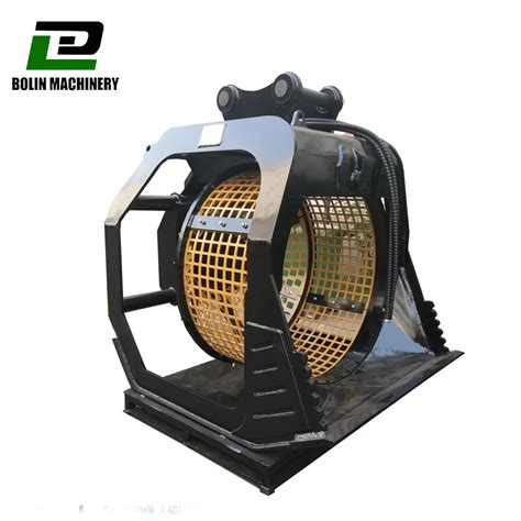 Screen Sieve Bucket Construction Fine Screening Hydraulic Rotary