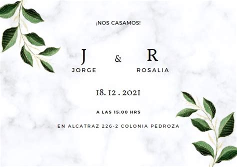 Invitaciones De Boda Powerpoint Canvaejemplos Y Plantillas 14964 Hot Sex Picture