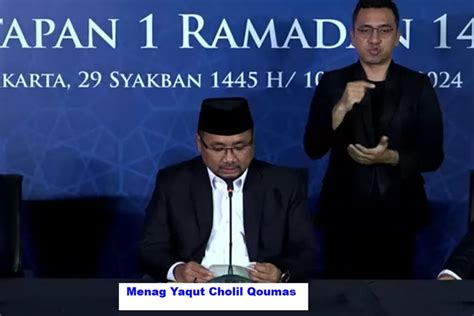 Pemerintah Tetapkan Ramadan H Jatuh Pada Maret Pesan