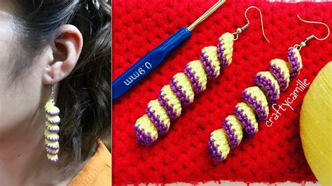 Spiral Crochet Earrings YouTube