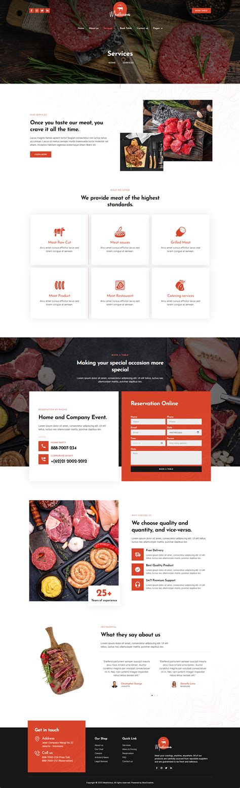Meatlicious - Meat Shop & Butcher Elementor Template Kit by moxcreative