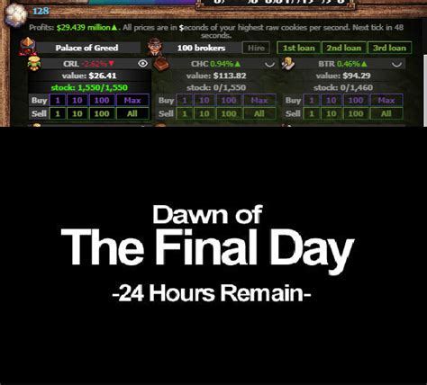 The Final Day : r/CookieClicker