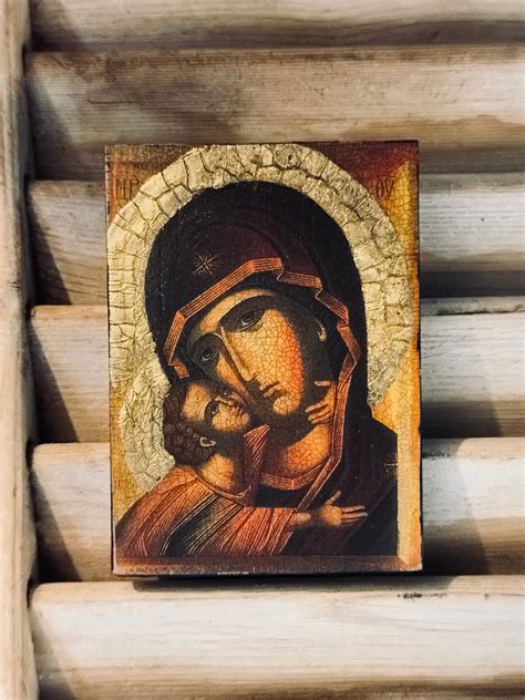 Icon Madonna And Child Small Artwork Manor On George