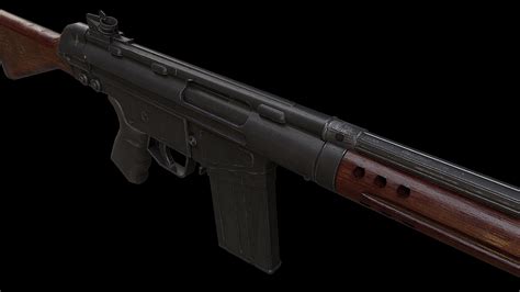 G3 Cetme Battle Rifle 3d Model Cgtrader