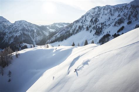 Saalbach Ski Resort Fall Line Skiing