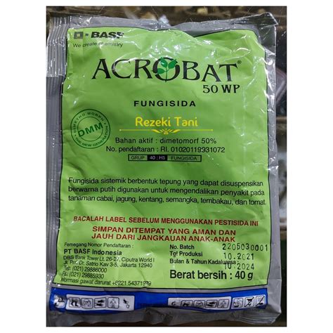 Jual Fungisida Sistemik Acrobat Wp Kemasan Gr Untuk Busuk Daun