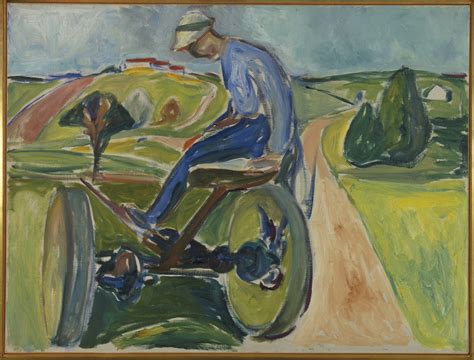 Man On The Harvester By Edvard Munch USEUM