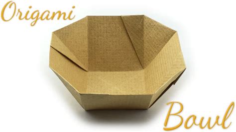 Simple Origami Bowl Tutorial Hyo Ahn Origami Bowl Origami Easy