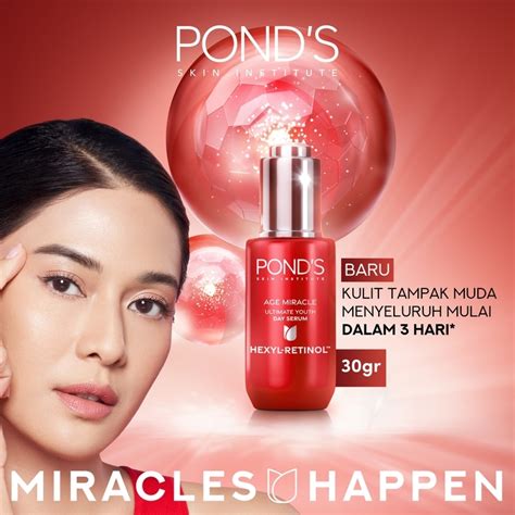 Jual Ponds Age Miracle Ultimate Youth Day Serum Hexyl Retinol G