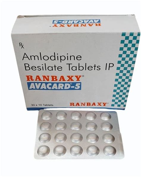 Amlodipine Besylate Tablet 5 Mg At Best Price In Mumbai ID