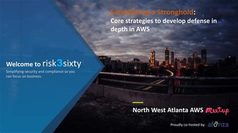 Core Strategies To Develop Defense In Depth In Aws Ppt