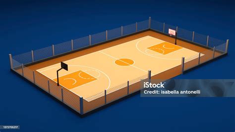 Lapangan Basket Jalanan Konsep Tim Olahraga3d Ilustrasi Foto Stok Unduh Gambar Sekarang Istock