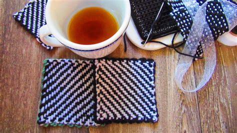 Upping Your Game With Twill Coasters On The Zoom Loom Schacht Spindle